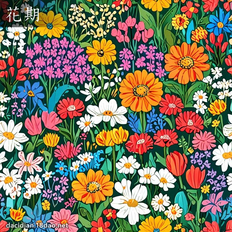 花期 - 國語大辭典配圖