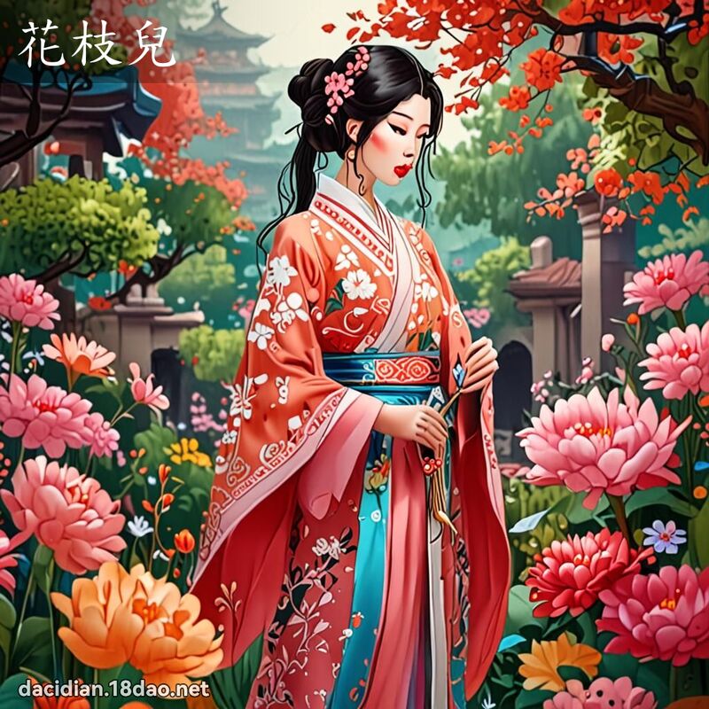 花枝兒 - 國語大辭典配圖