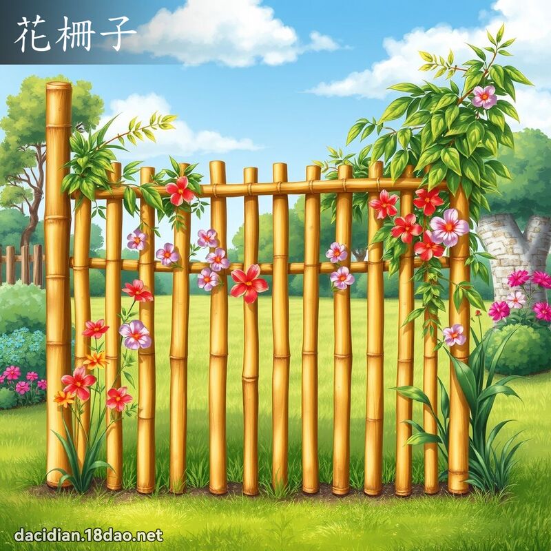 花柵子 - 國語大辭典配圖