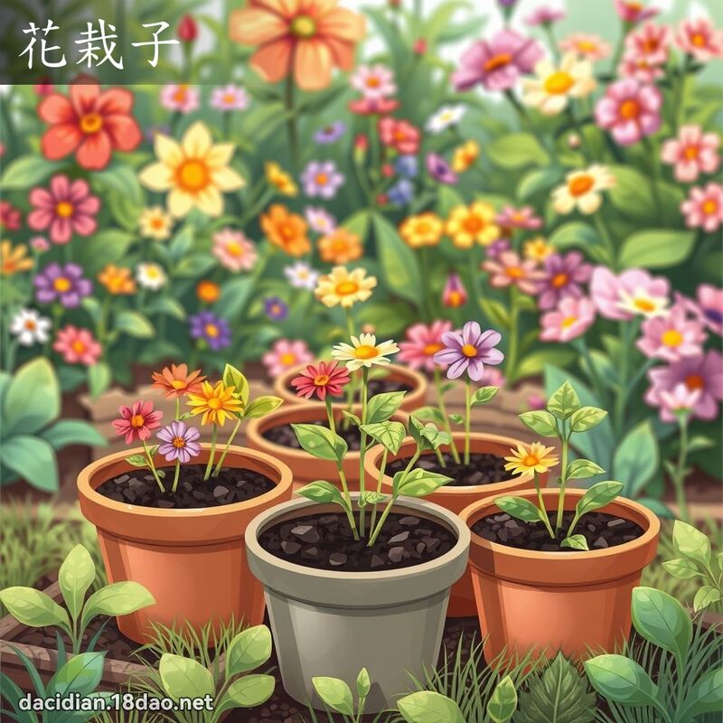 花栽子 - 國語大辭典配圖