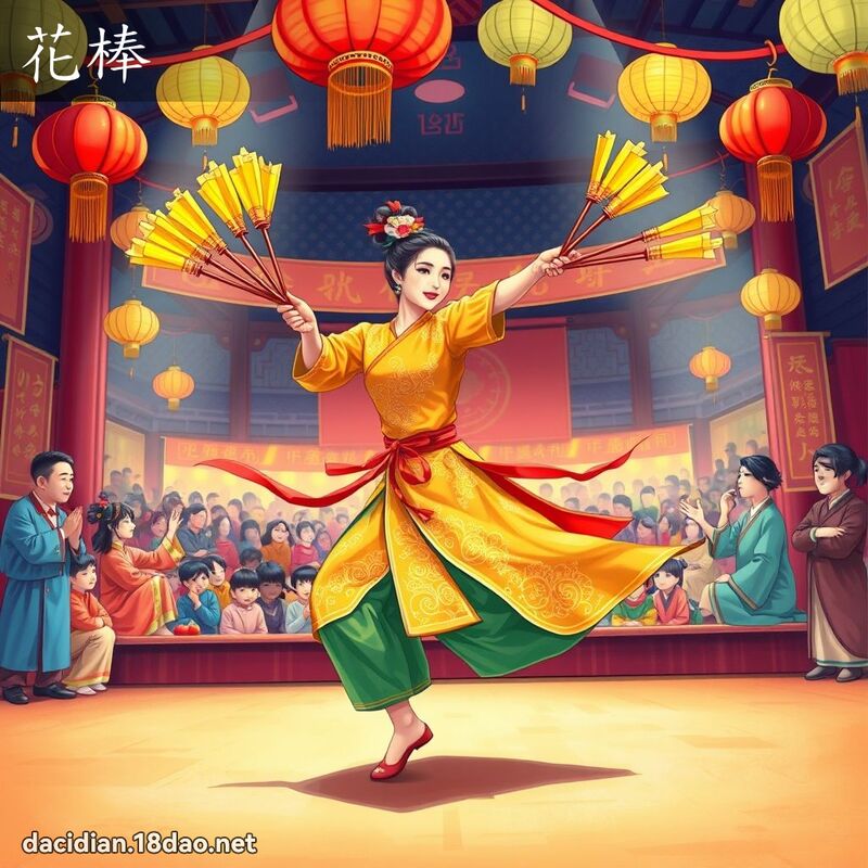 花棒 - 国语大辞典配图
