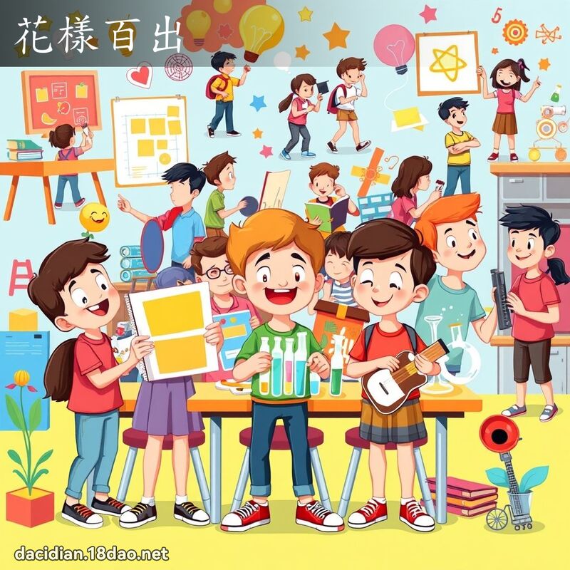 花样百出 - 国语大辞典配图