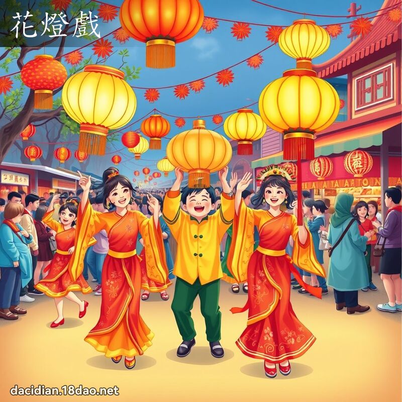 花灯戏 - 国语大辞典配图