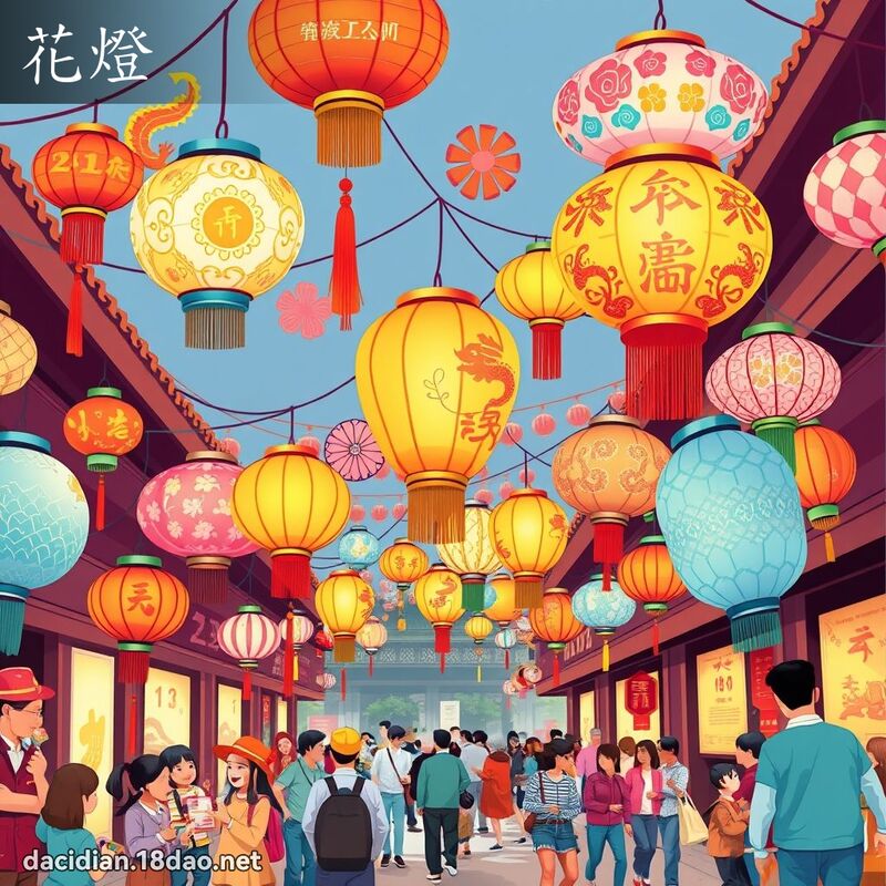 花灯 - 国语大辞典配图