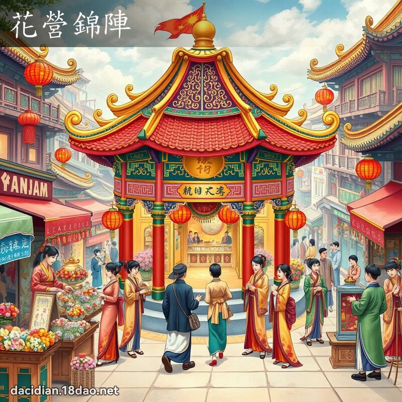 花营锦阵 - 国语大辞典配图