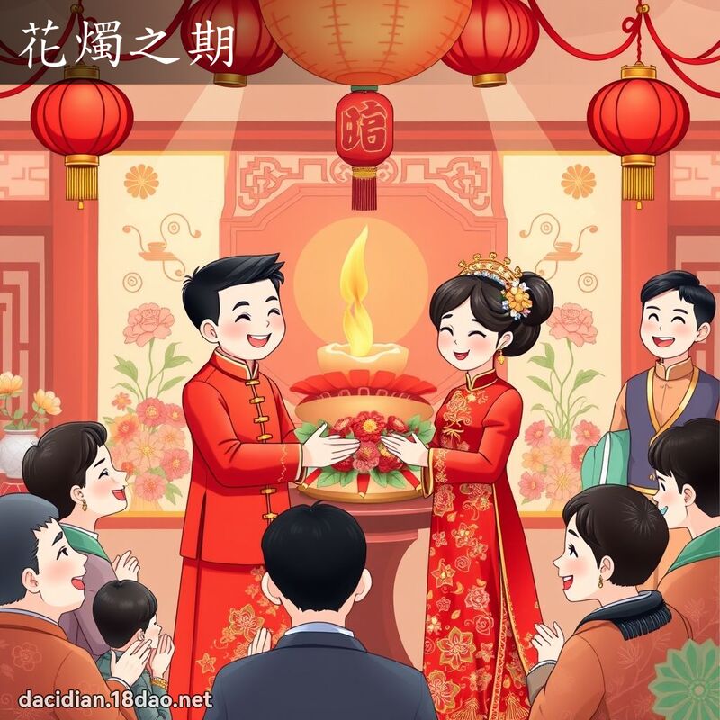 花燭之期 - 國語大辭典配圖