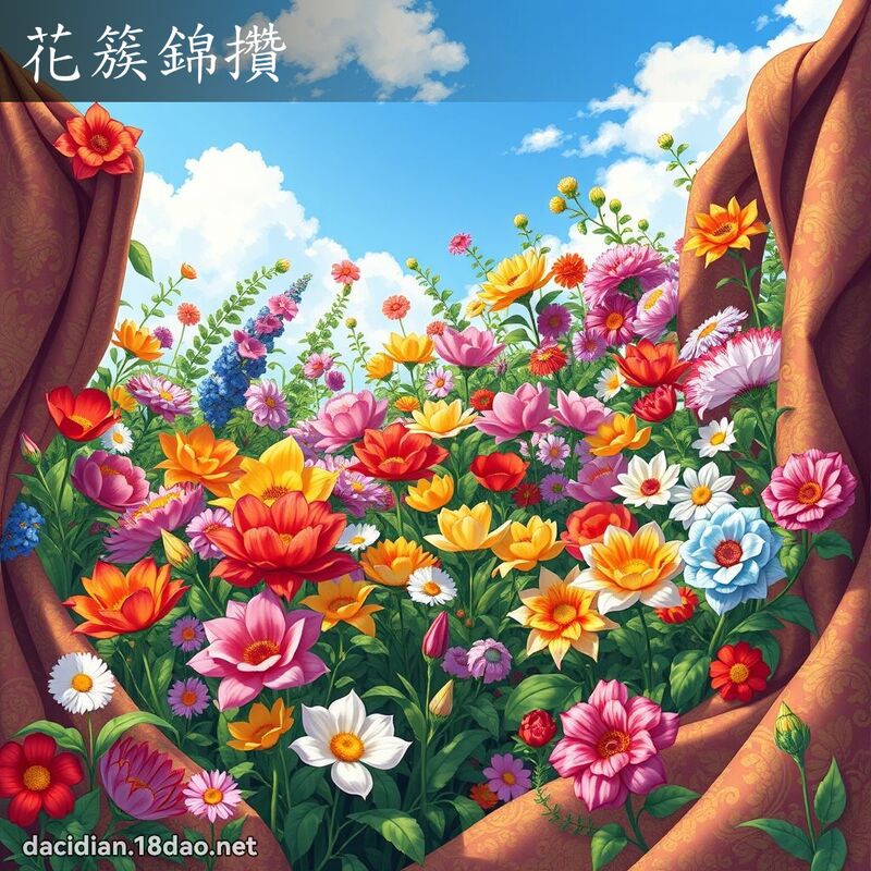 花簇锦攒 - 国语大辞典配图