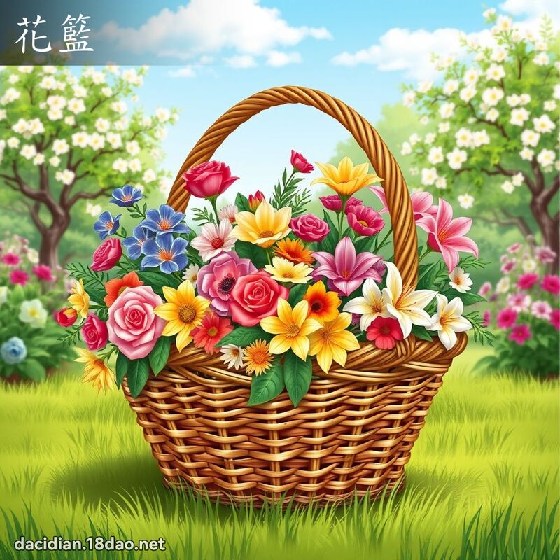 花篮 - 国语大辞典配图