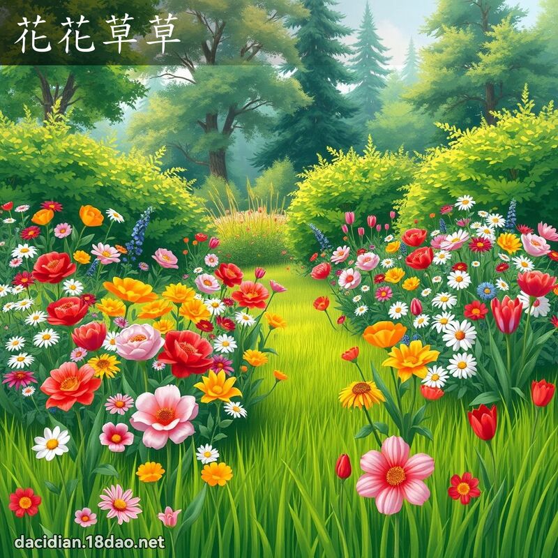 花花草草 - 國語大辭典配圖