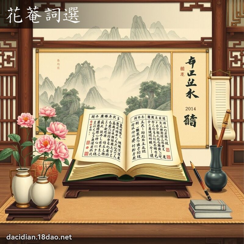 花菴詞選 - 國語大辭典配圖