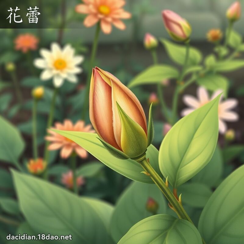 花蕾 - 國語大辭典配圖