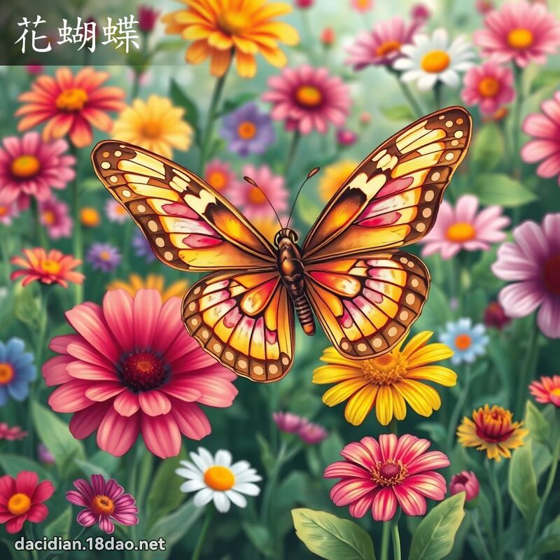 花蝴蝶 - 国语大辞典配图