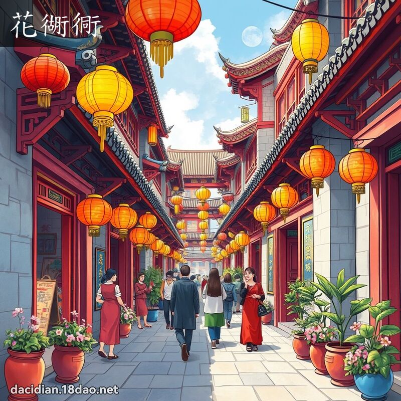 花衚衕 - 國語大辭典配圖