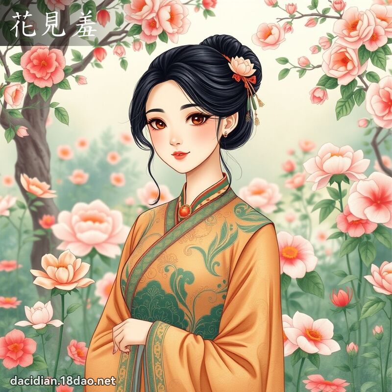 花見羞 - 國語大辭典配圖