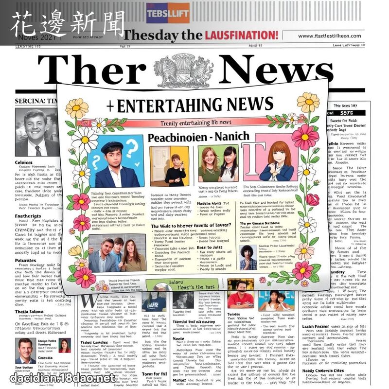 花邊新聞 - 國語大辭典配圖
