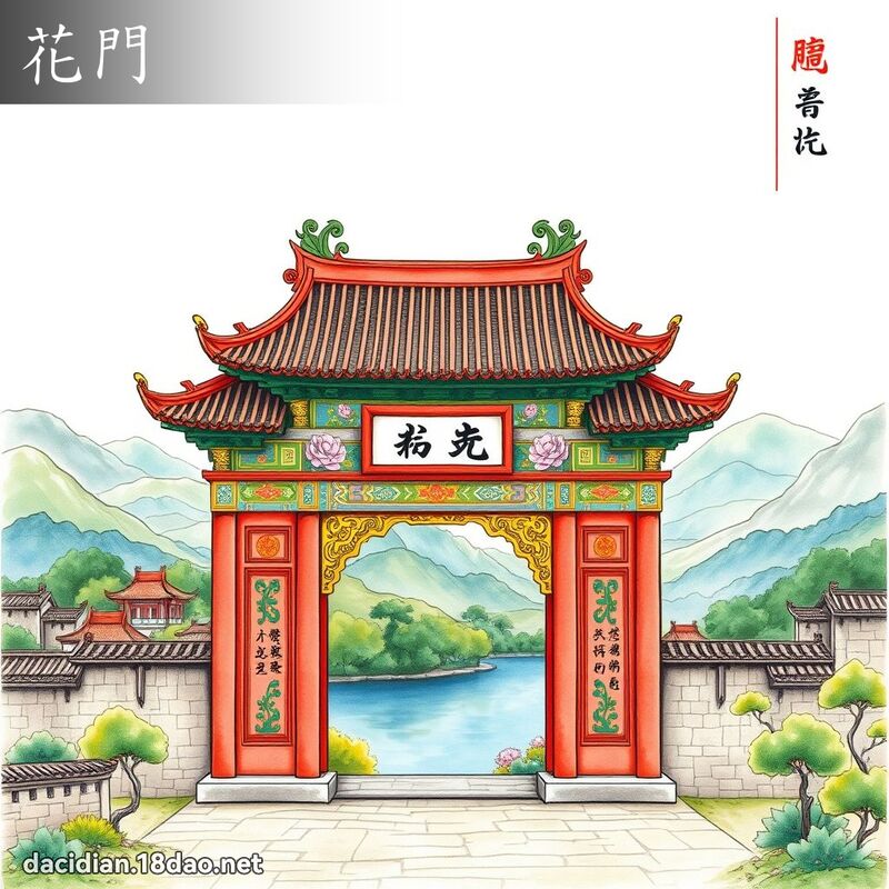花门 - 国语大辞典配图