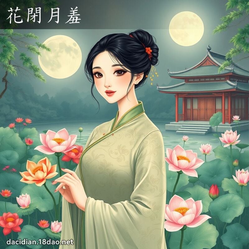 花闭月羞 - 国语大辞典配图