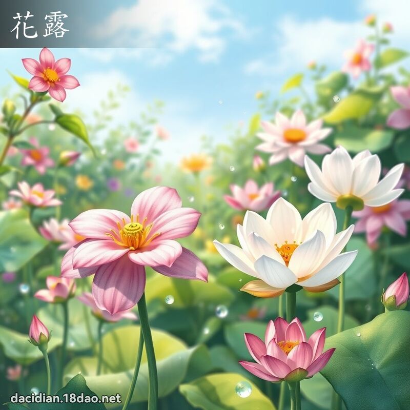 花露 - 國語大辭典配圖