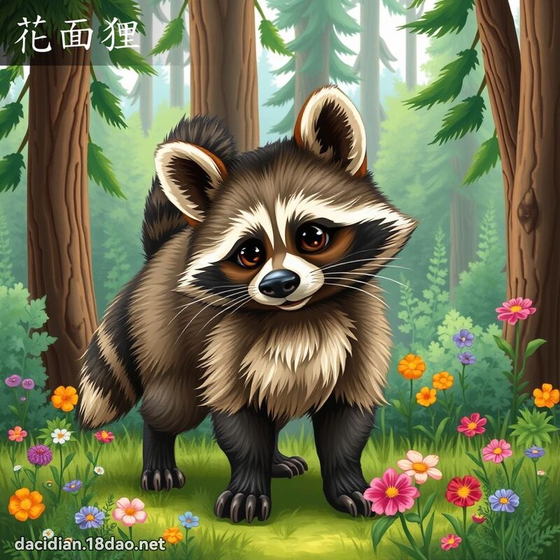 花面狸 - 國語大辭典配圖