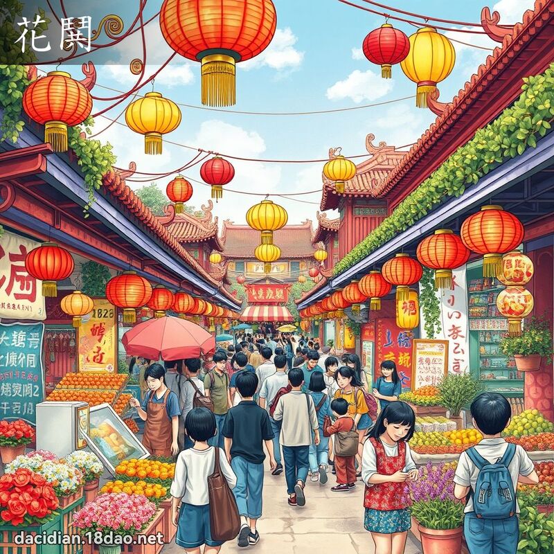 花鬨 - 國語大辭典配圖