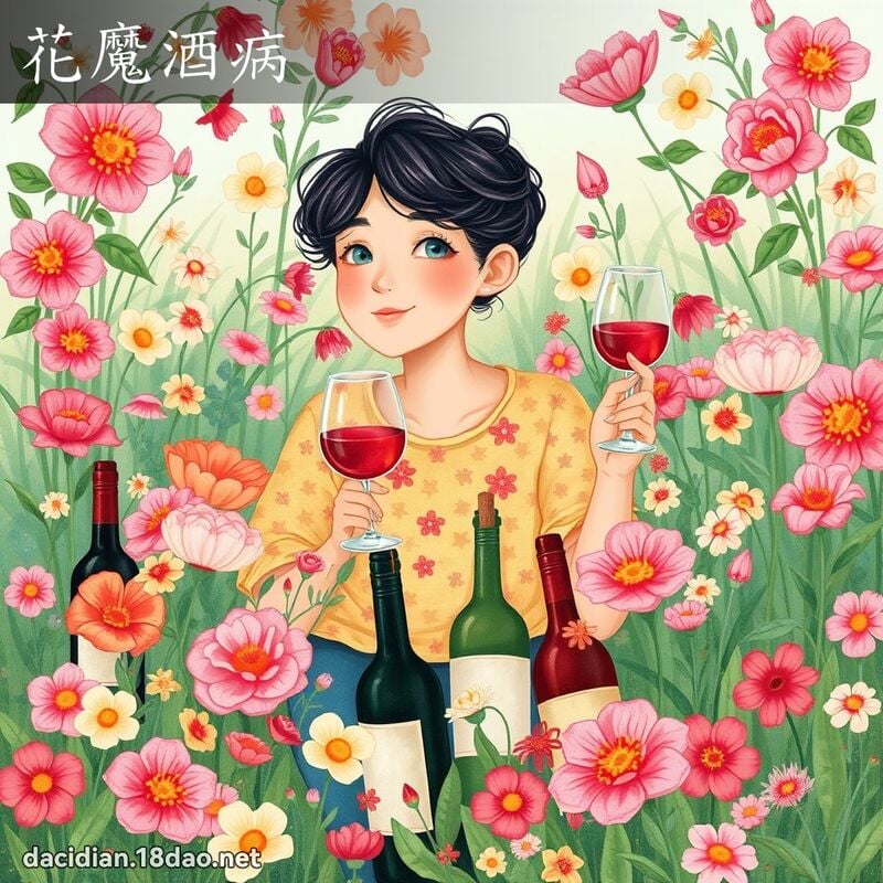 花魔酒病 - 國語大辭典配圖