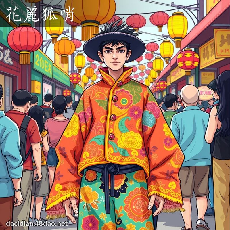 花麗狐哨 - 國語大辭典配圖
