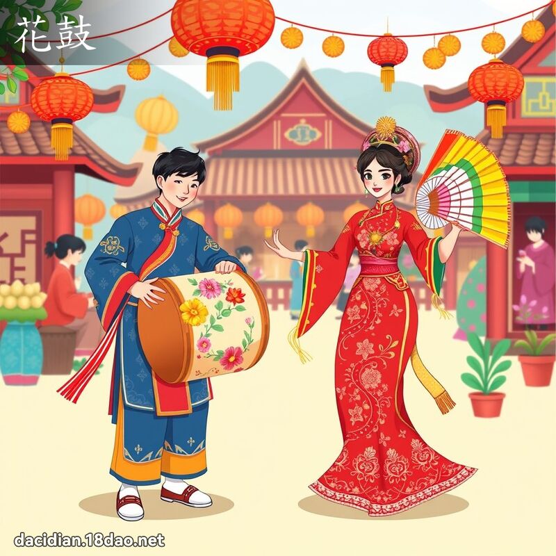 花鼓 - 國語大辭典配圖