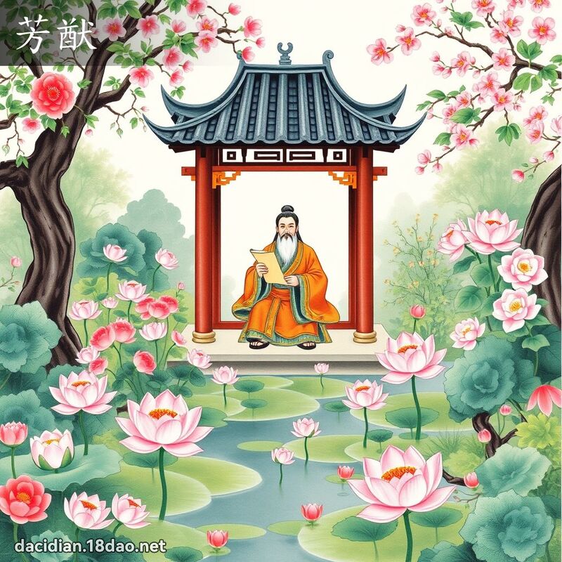 芳猷 - 国语大辞典配图