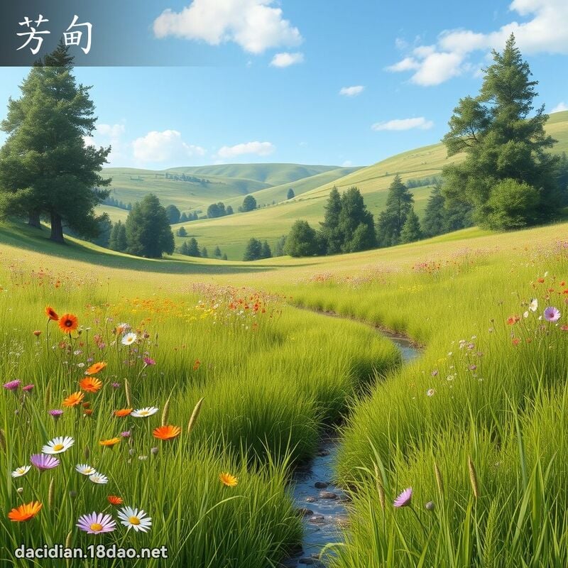 芳甸 - 国语大辞典配图