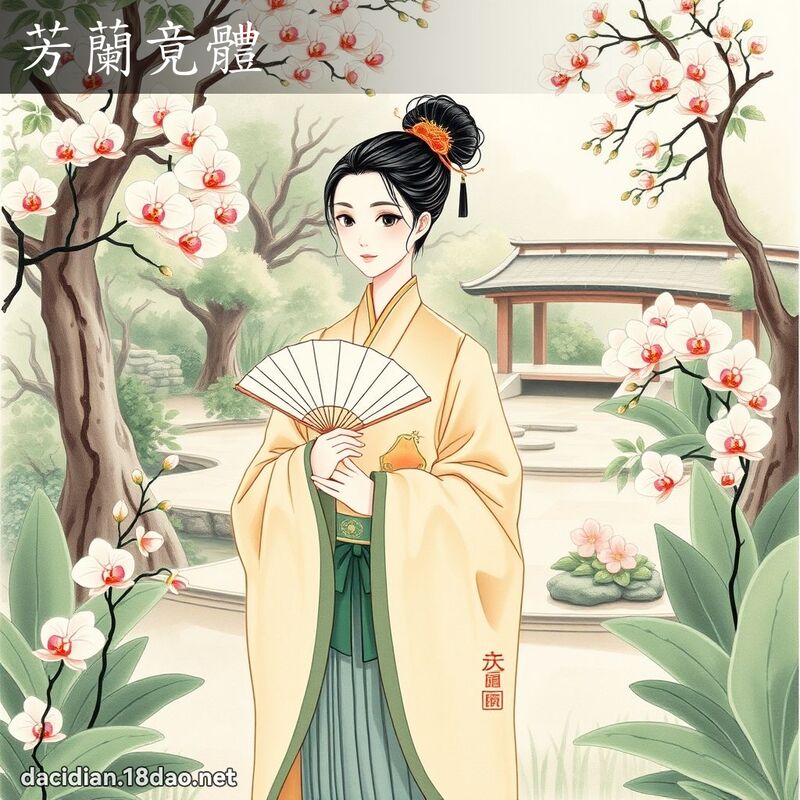 芳蘭竟體 - 國語大辭典配圖