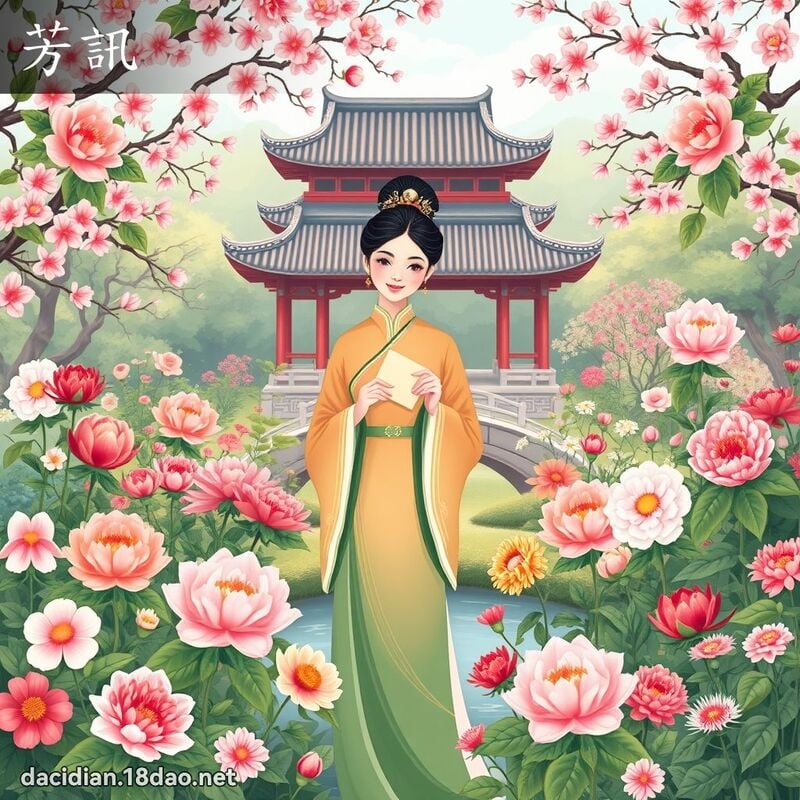 芳讯 - 国语大辞典配图