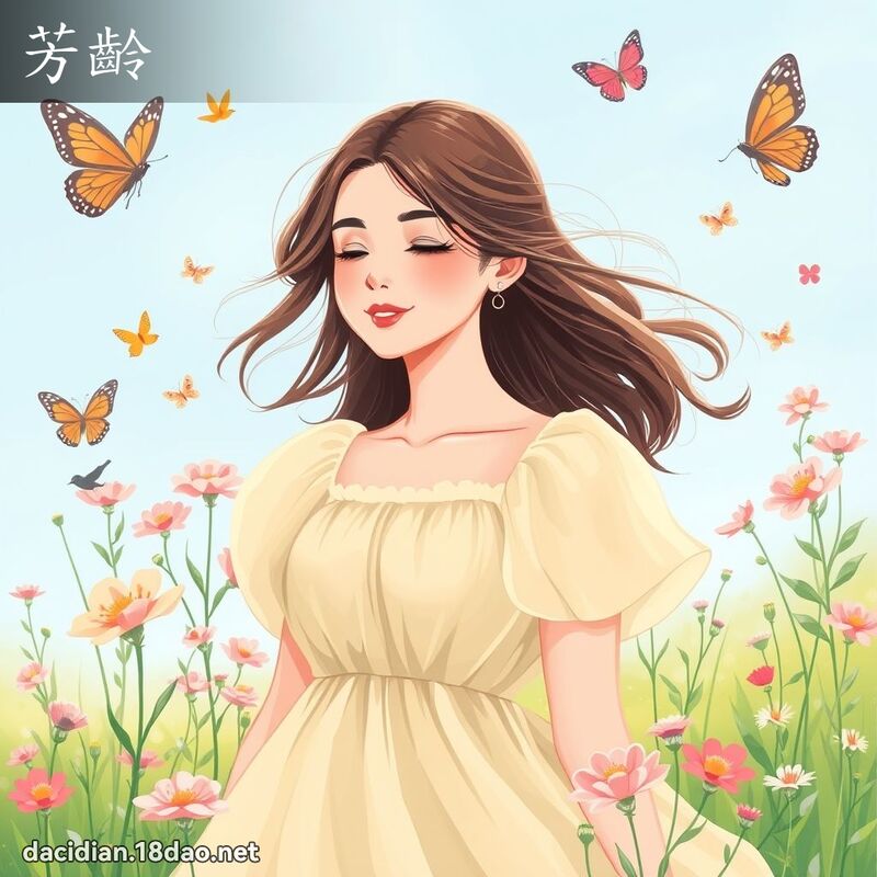芳龄 - 国语大辞典配图