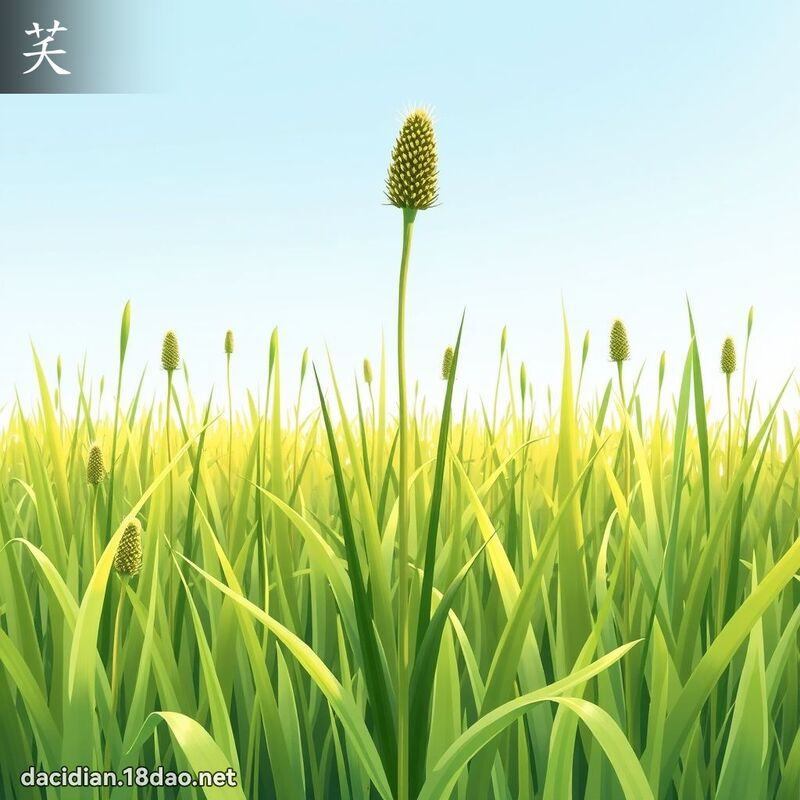 芺 - 国语大辞典配图