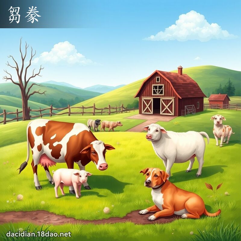 芻豢 - 國語大辭典配圖