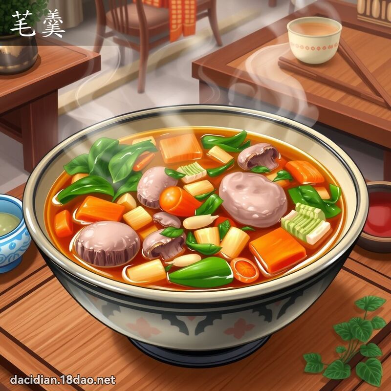 芼羹 - 國語大辭典配圖