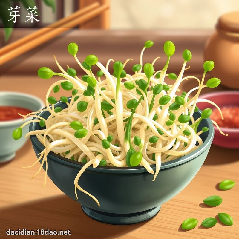 芽菜 - 国语大辞典配图