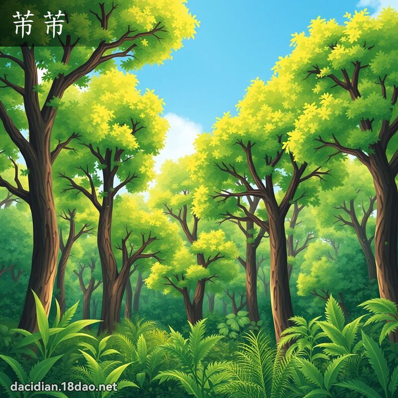 芾芾 - 国语大辞典配图