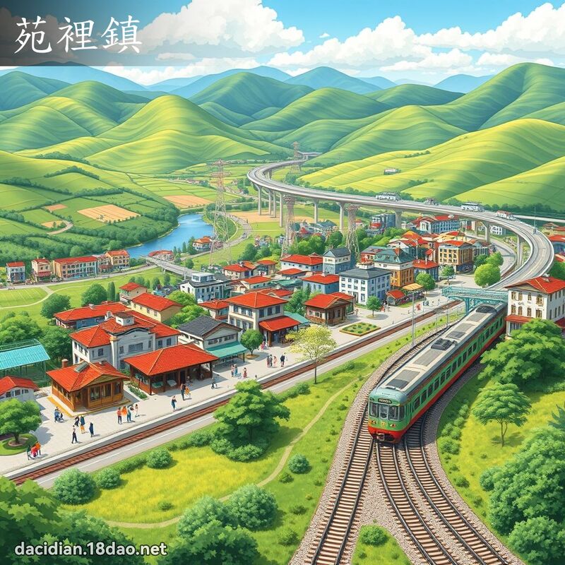 苑裡鎮 - 國語大辭典配圖