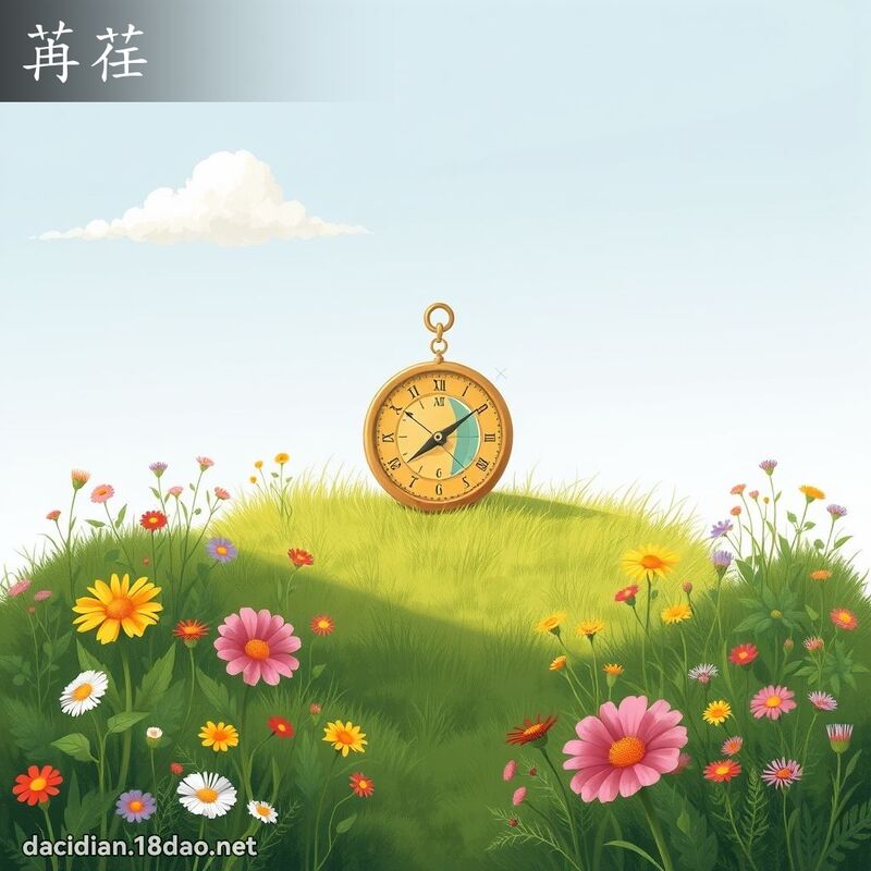 苒荏 - 國語大辭典配圖