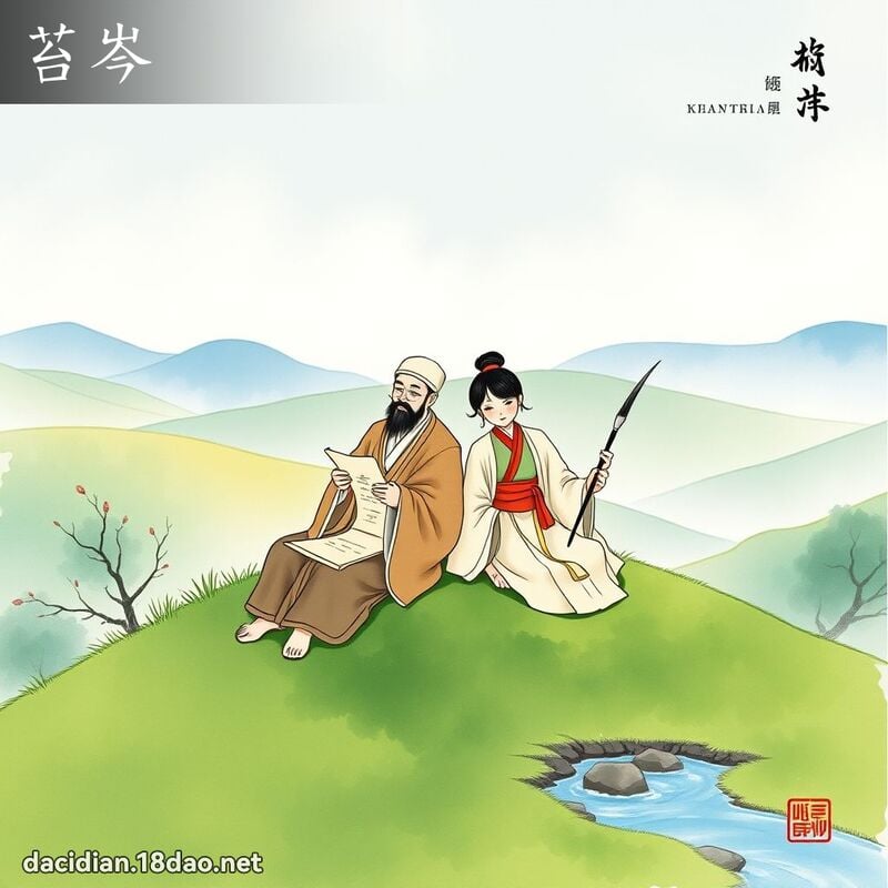 苔岑 - 国语大辞典配图