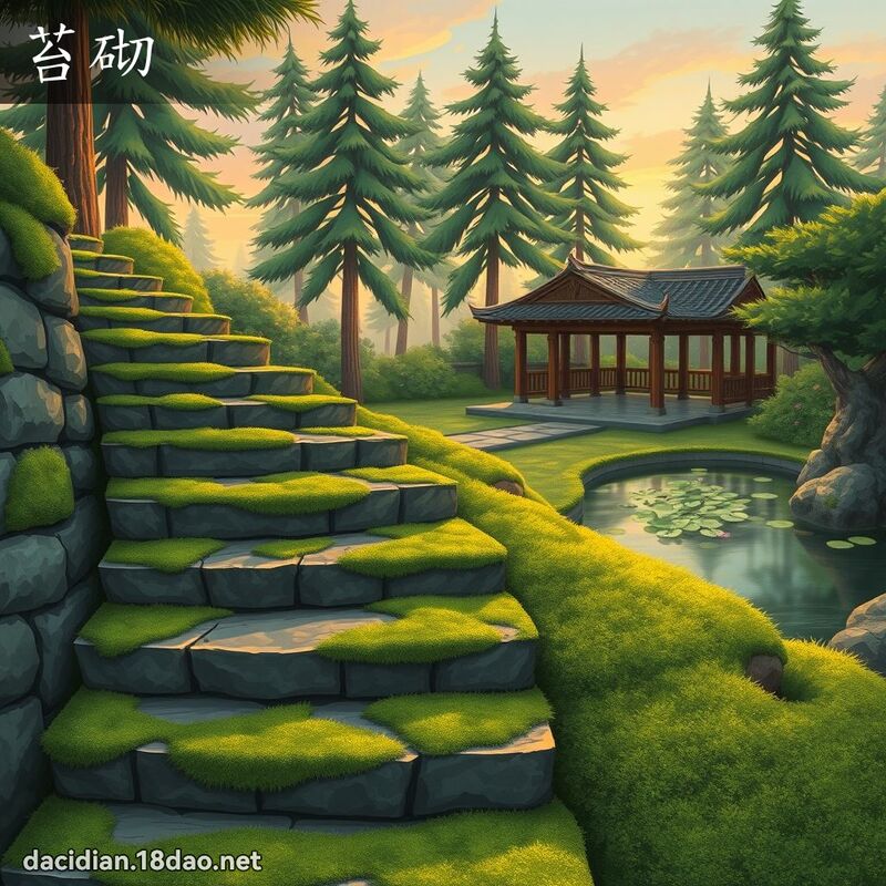 苔砌 - 国语大辞典配图