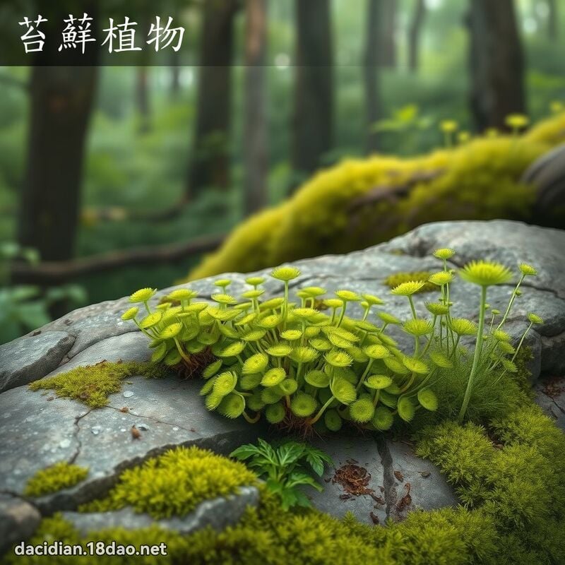苔蘚植物 - 國語大辭典配圖