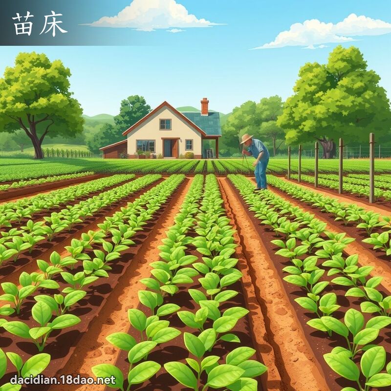 苗床 - 国语大辞典配图