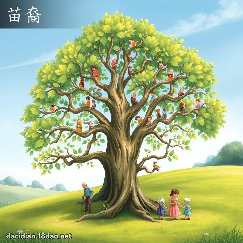 苗裔 - 國語大辭典配圖