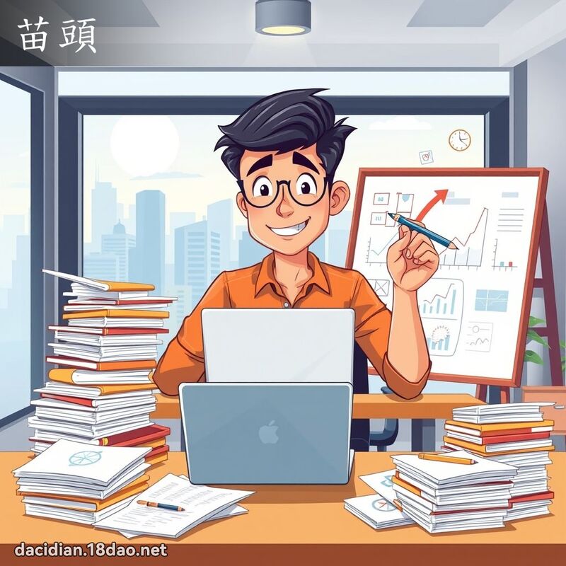 苗頭 - 國語大辭典配圖