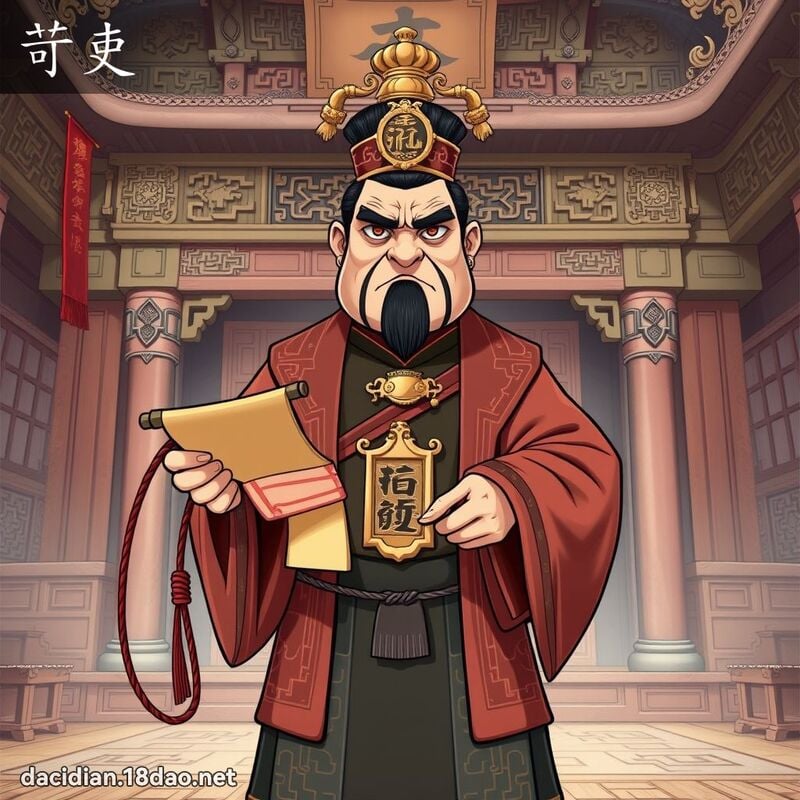 苛吏 - 國語大辭典配圖