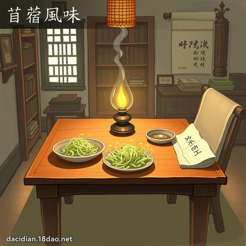 苜蓿風味 - 國語大辭典配圖