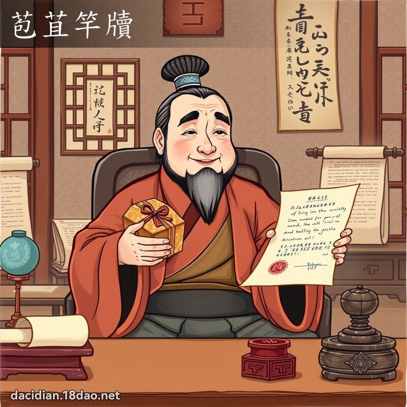 苞苴竿牘 - 国语大辞典配图