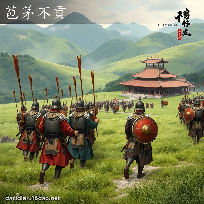 苞茅不貢 - 國語大辭典配圖