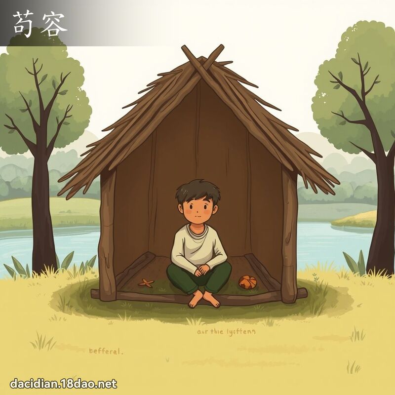 苟容 - 国语大辞典配图